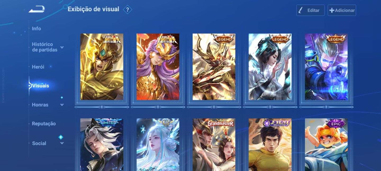 CONTA HINOR, SKINS EPICAS, LENDARIAS,CONTA TOP, PRA VOCÊ