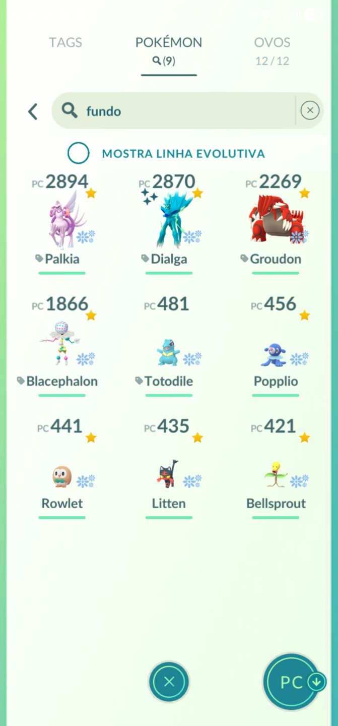 Pokémon Go Nível 70 (progresso 56,2M / 8M), 142.150 XP, 2018, nunca banido, PvP