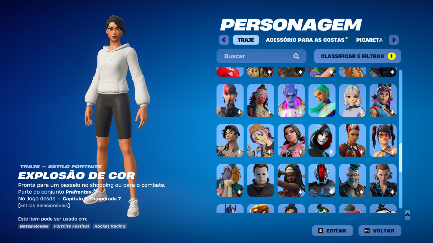 Conta Fortnite e Rocket League (ITENS RAROS!)