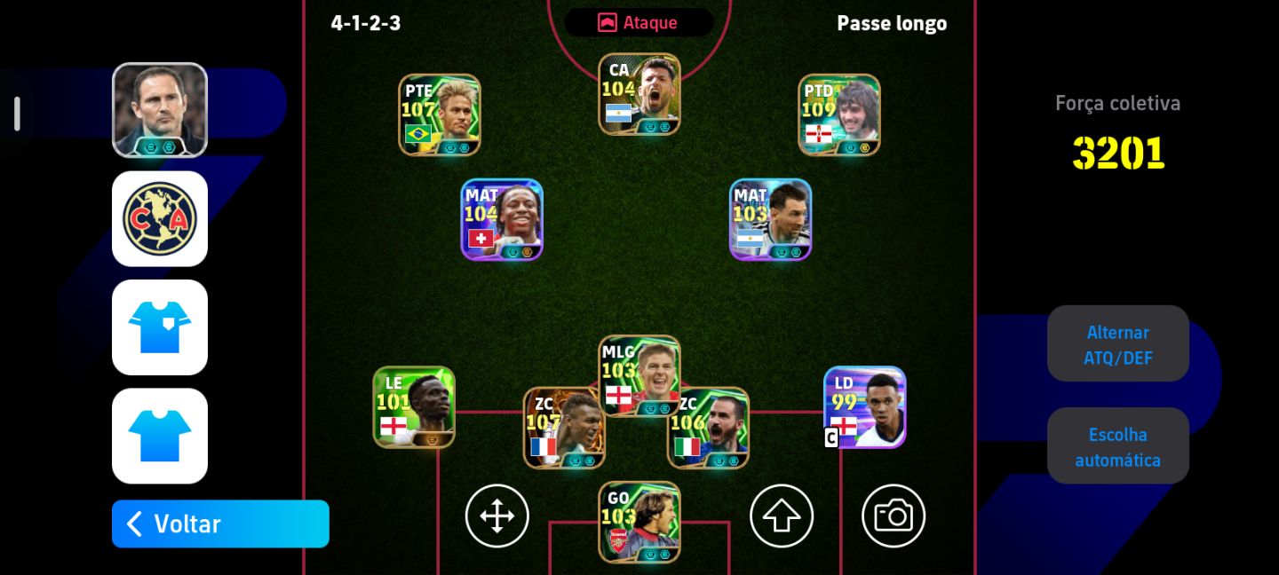 CONTA EFOOTBALL NEYMAR - GEORGE BEST - DESAILLY