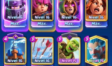 Conta clash royale com cartas nivel maximo