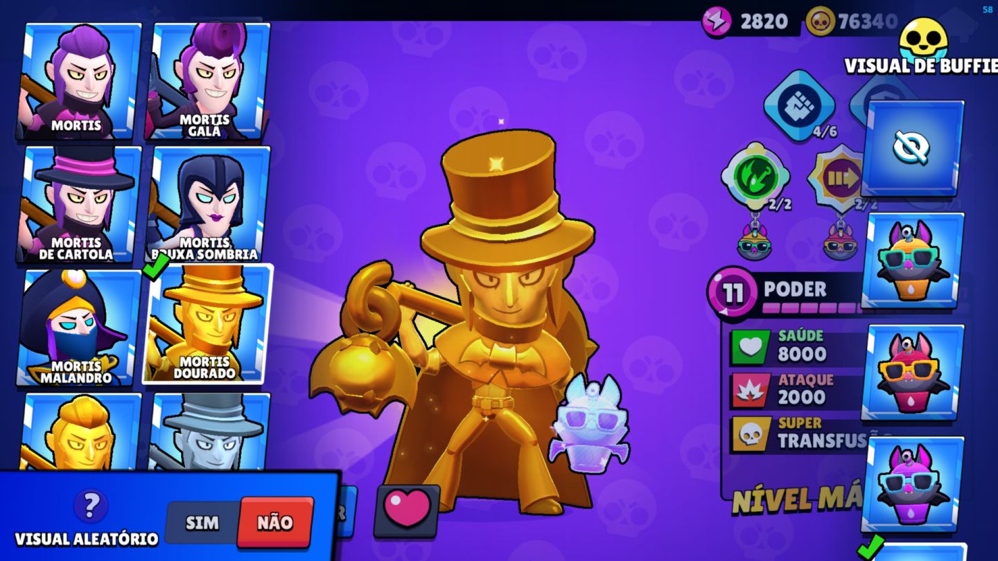 Conta Brawl Stars Full Lvl 11