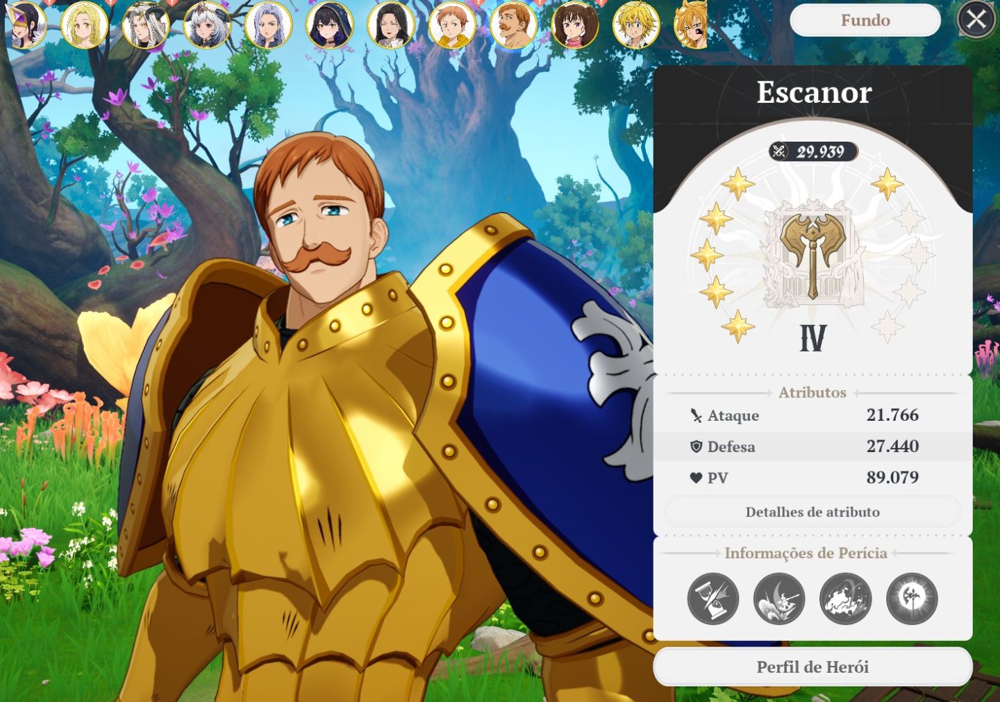 ACC 7DS ORIGIN 130K+ TODOS OS PERSONAGENS