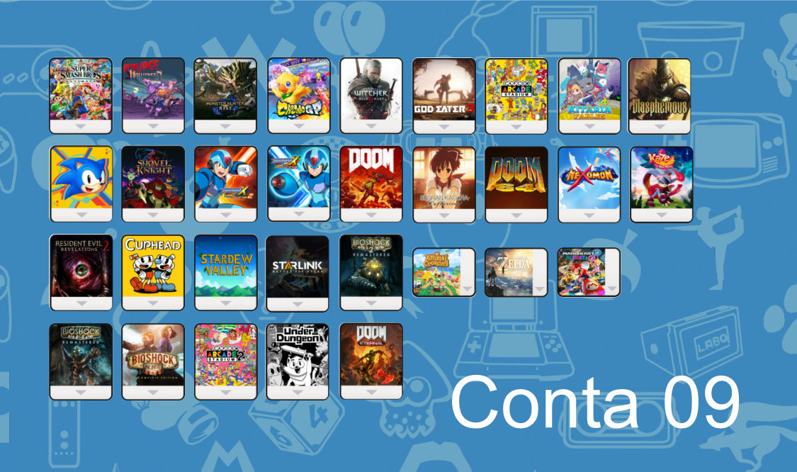 (Promoção) Várias Contas Secundárias - Nintendo Switch 1 e 2 - Mensalmente