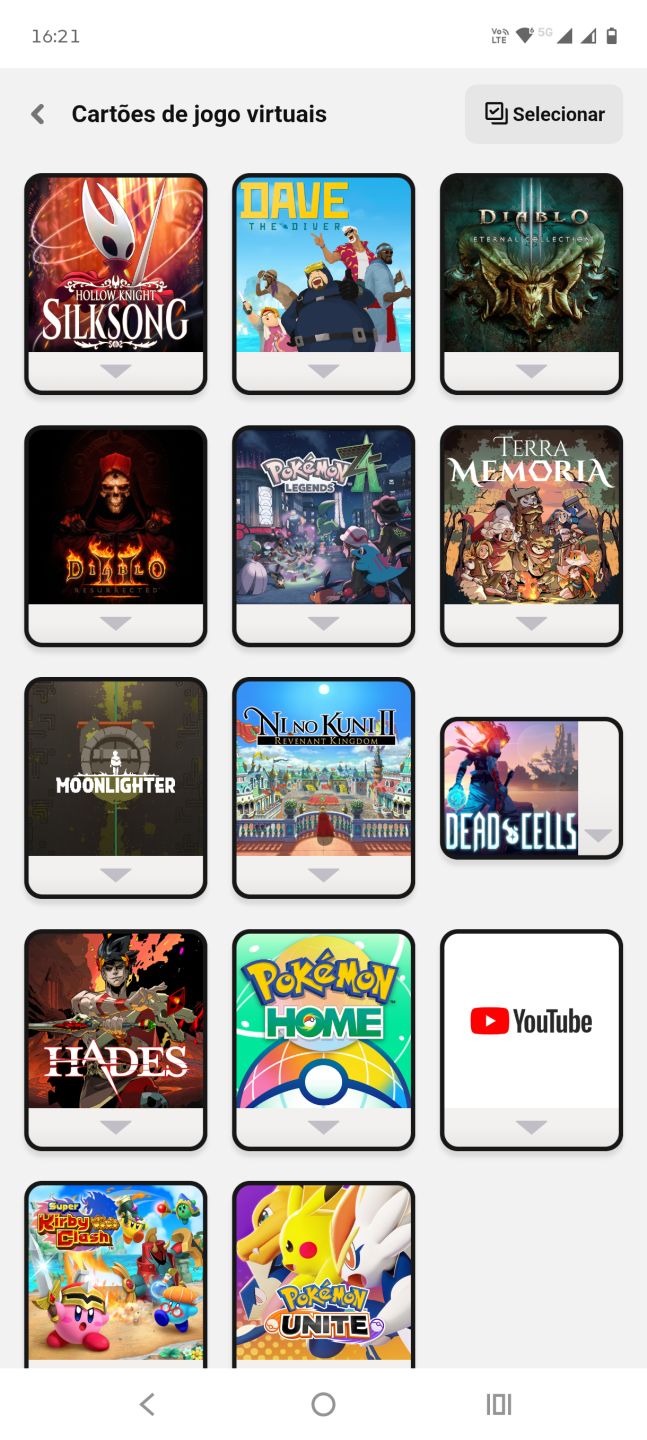 Conta switch 13 jogos e Dlc