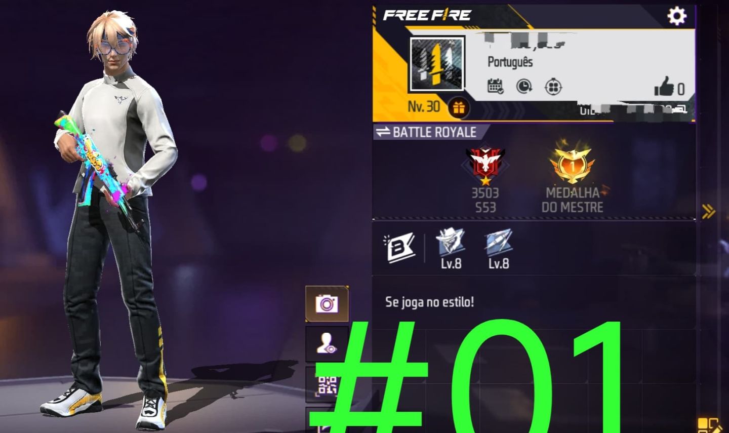 CONTAS DE FREE FIRE BARATAS ( LEIA A DESCRIÇÃO!)
