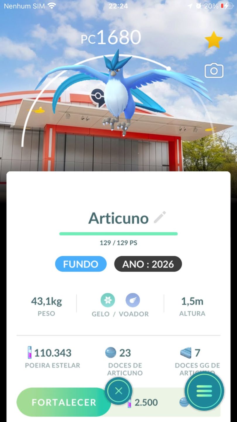 Pokémon GO Lv 68 | Conta de 2016 | Shiny, Fundos Raros e Lendários