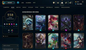 CONTA LOL + VALORANT + WILD RIFT | 238 SKINS LOL | 25 SKINS VALORANT
