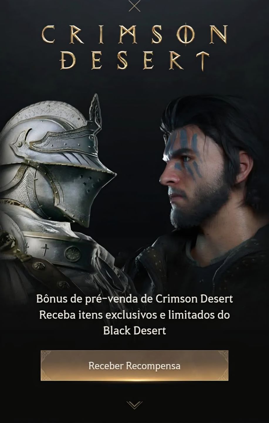 CÓDIGO PRÉ VENDA COLAB CRIMSON DESERT