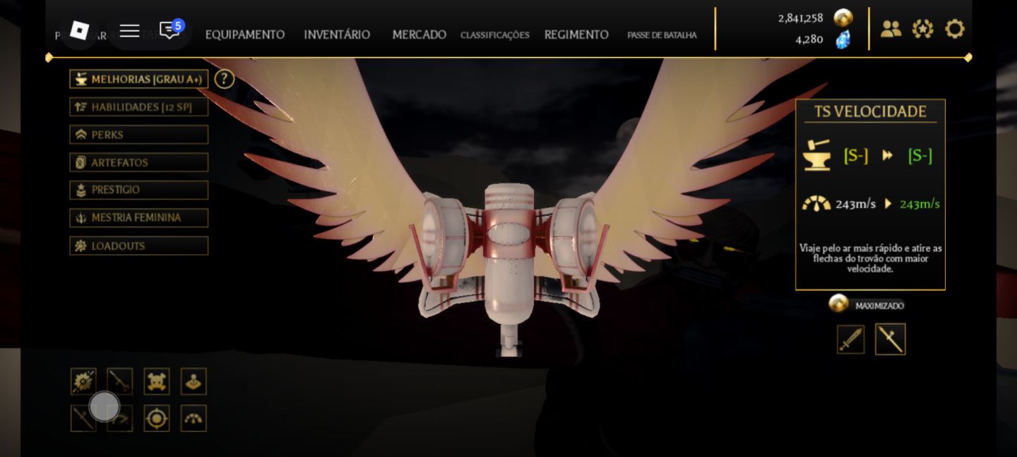 CONTA DE ROBLOX MUITO BOA DIVERSAS COISAS FOCADA EM AOTR E OUTROS