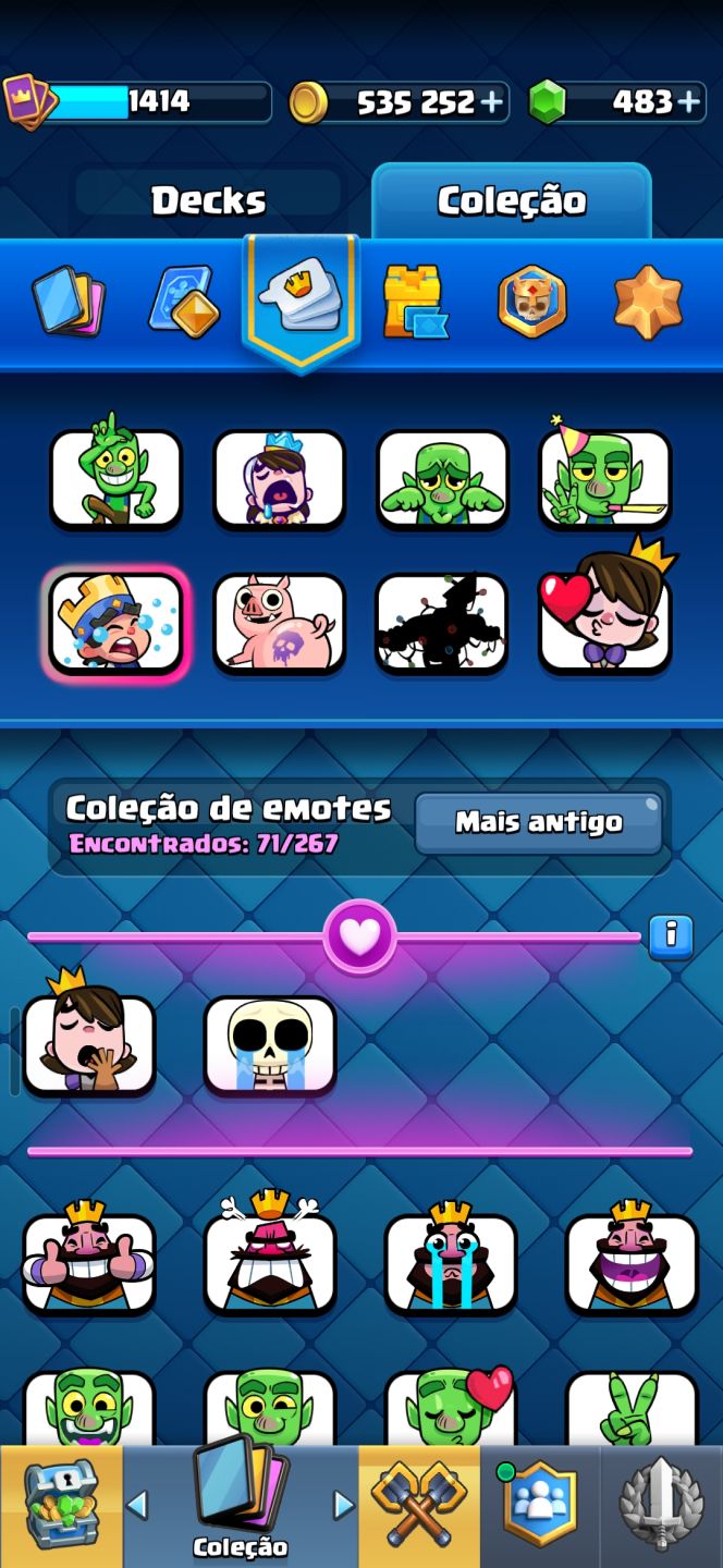 Conta de clash pra sair rápido