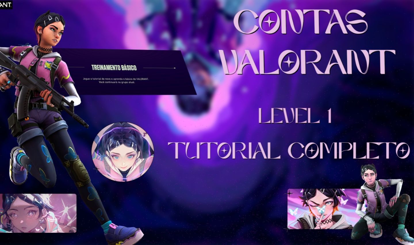 CONTAS VALORANT LVL1