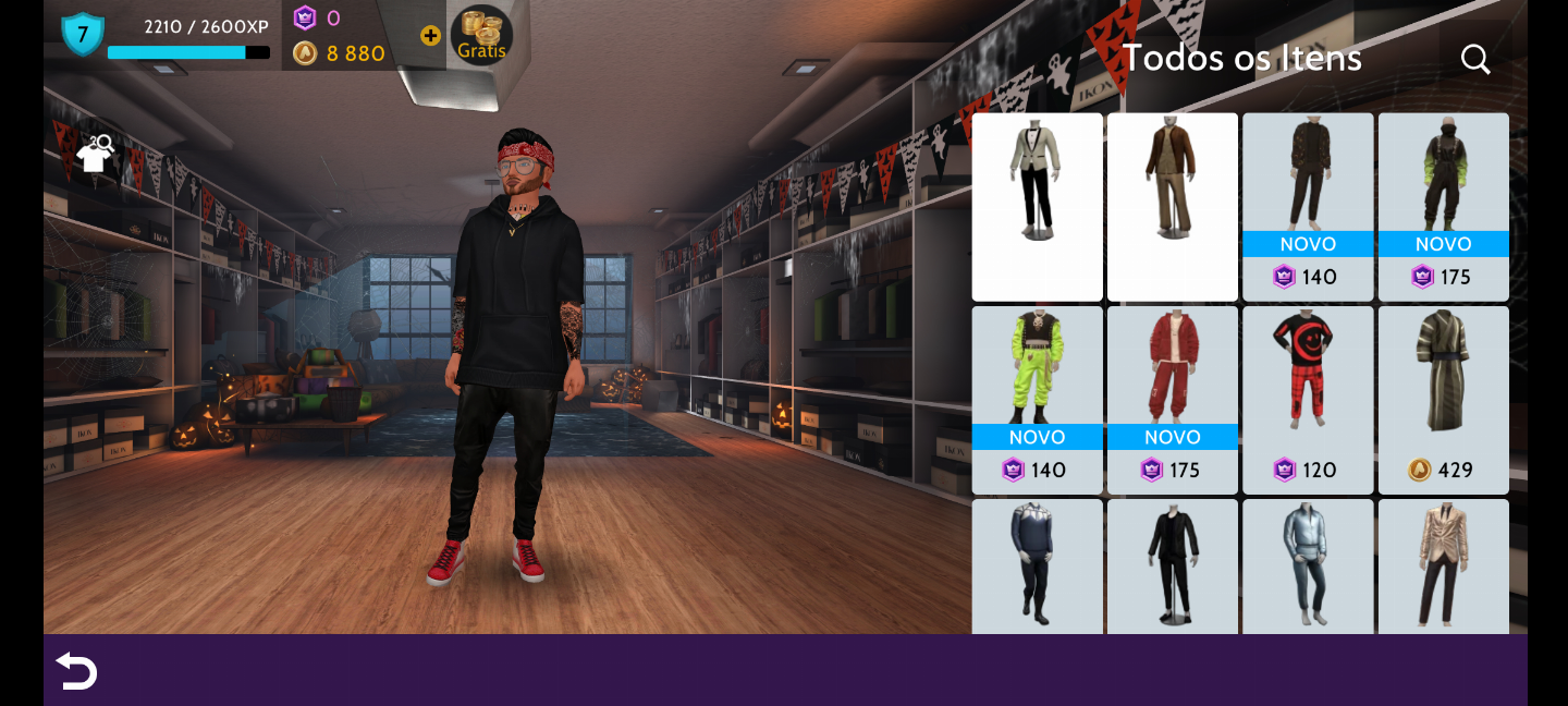 Conta boa de Avakin life e antiga