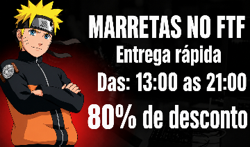 MARRETAS NO FTF! 80% DE DESCONTO