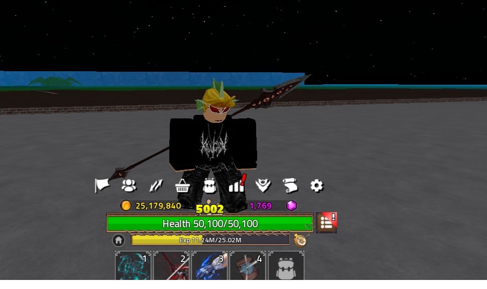 Conta King Legacy com Frutas Perm, várias Gamepass Haki do Rei e mais!