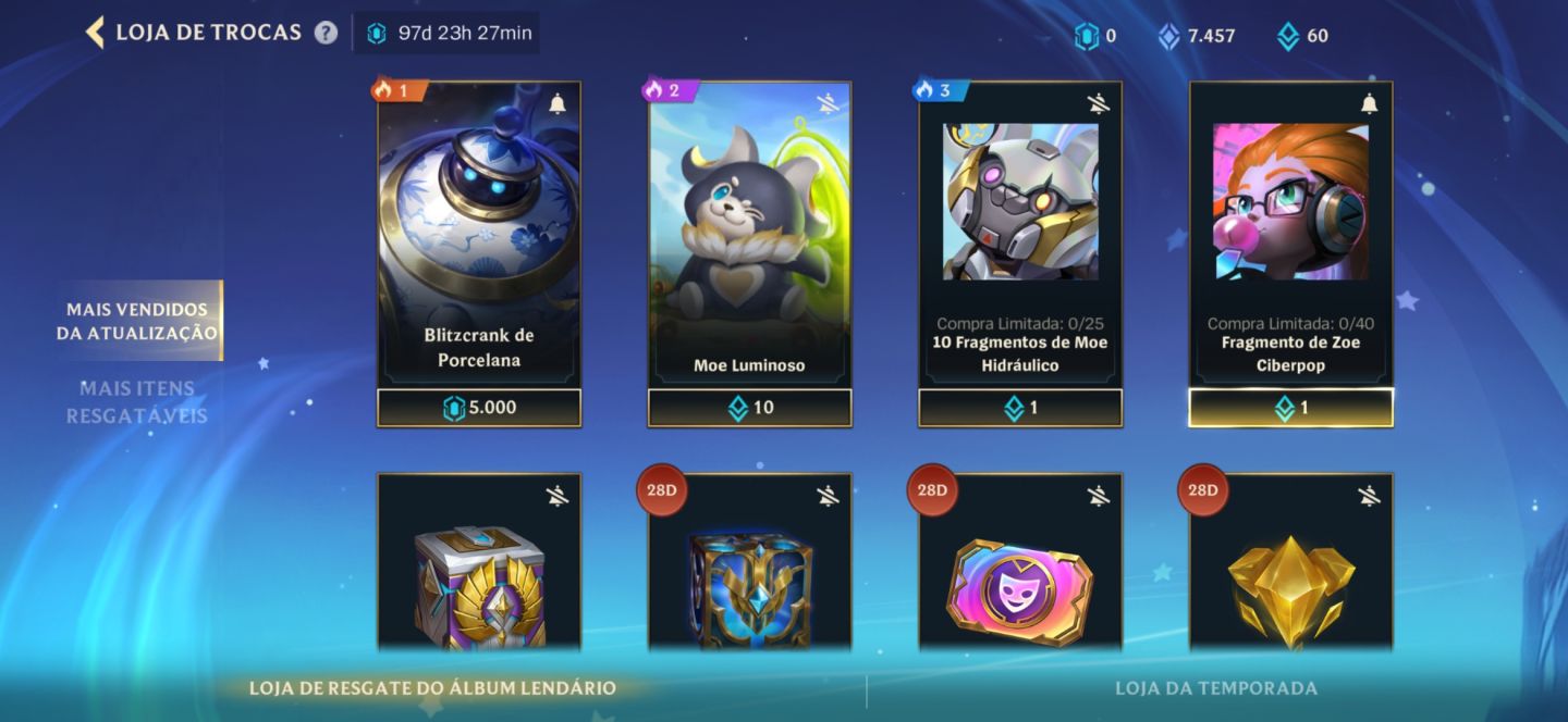Conta antiga de ex mono Ahri