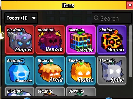 Frutas Físicas BLOX FRUITS - TRADE