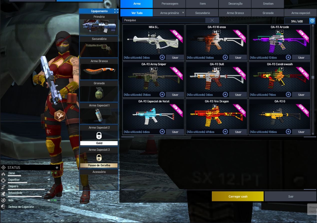 Conta de Point Blank General duas estrelas