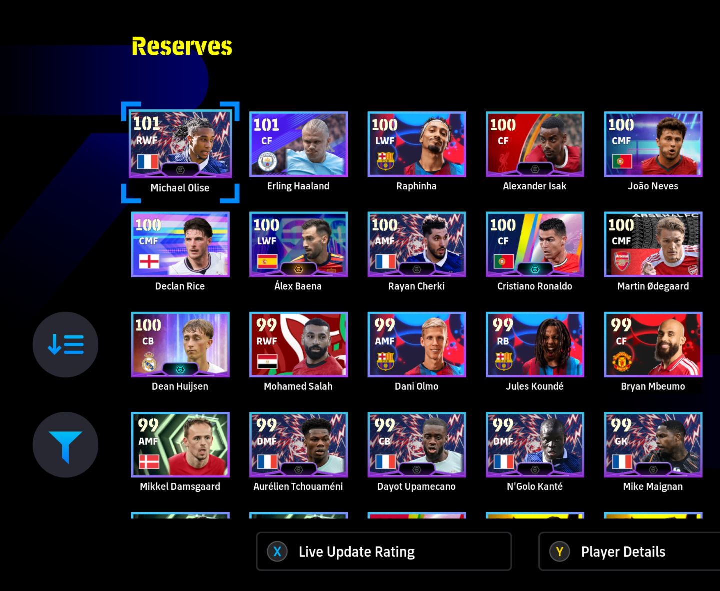 Conta eFootball Xbox / PC Microsoft - 3336 - 8 BigTime + 56 épicos + 35 ShowTime