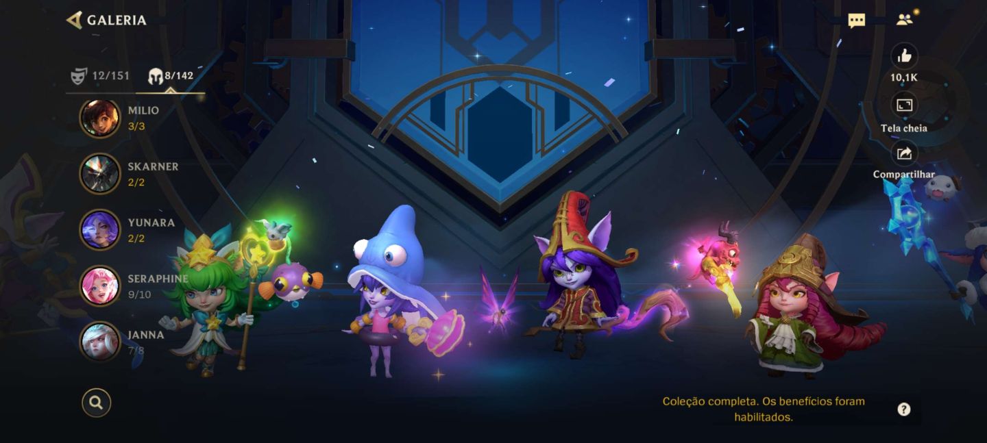 Conta wild rift 278 skins main sup