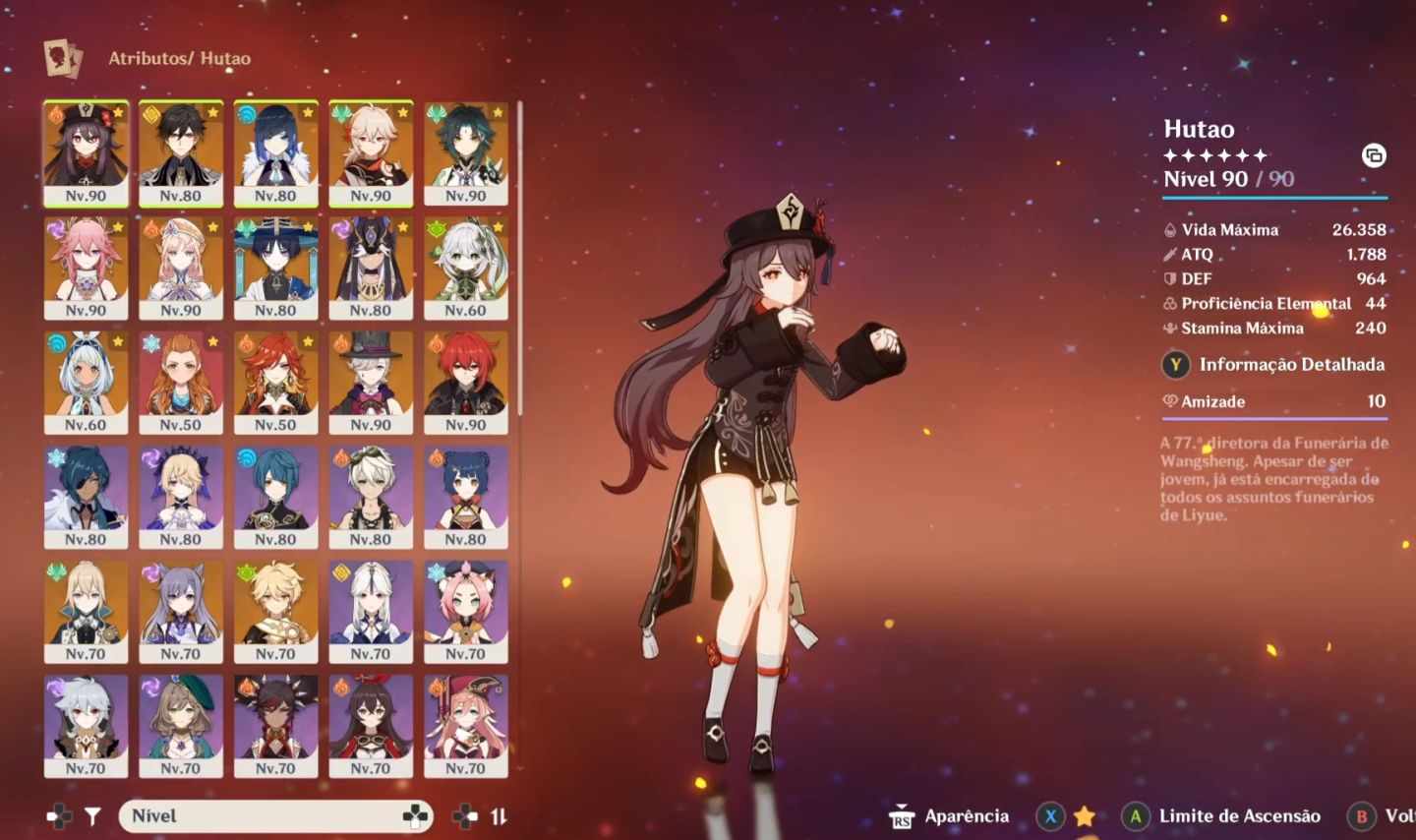Conta genshin com 13 T5 LIMITADOS