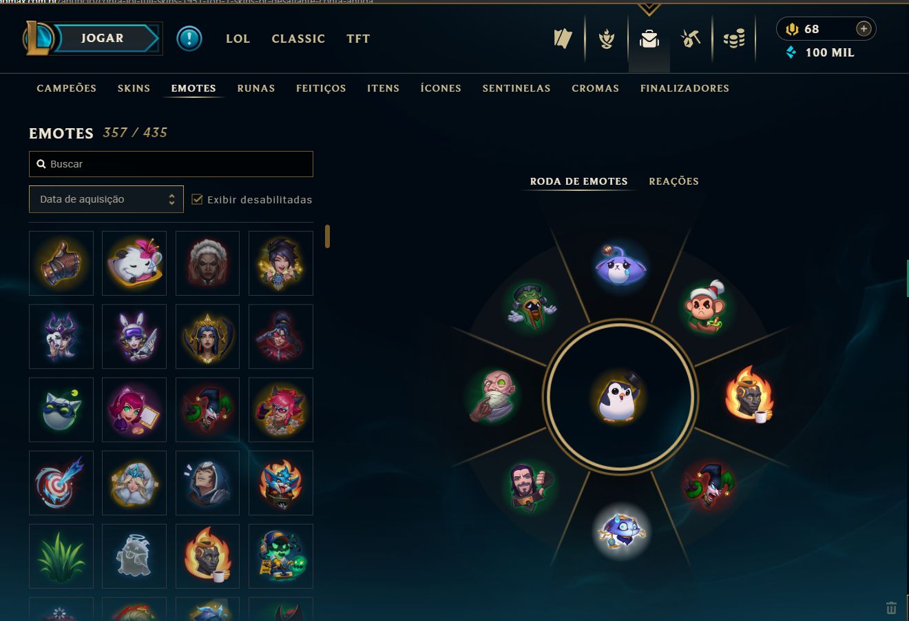 Conta LoL Full Skins 1372 + Diamante + Conta Antiga