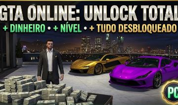 GTA 5 ONLINE PC | PACOTE DE DINHEIRO + UP E BRINDES