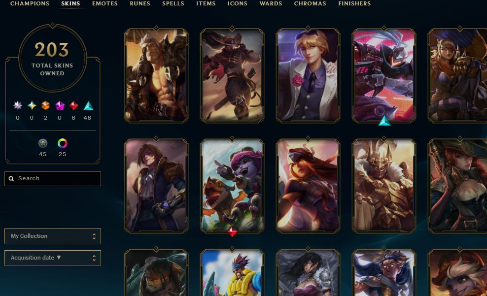 Conta Full Chall em varias Seasons e Skins UNICAS COM TAG PRO