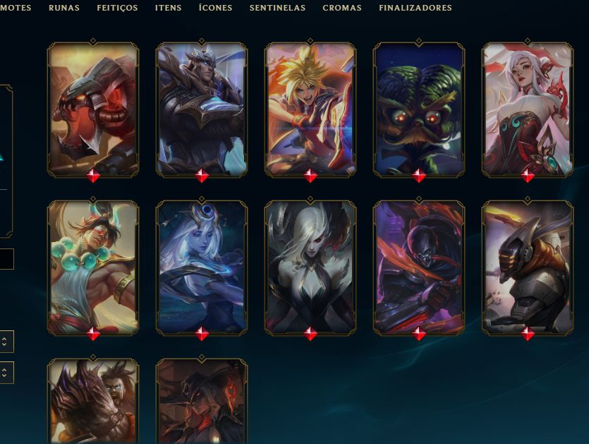 Conta 2016 Lol - ESMERALDA 3 - 200 Skins - Full Acesso