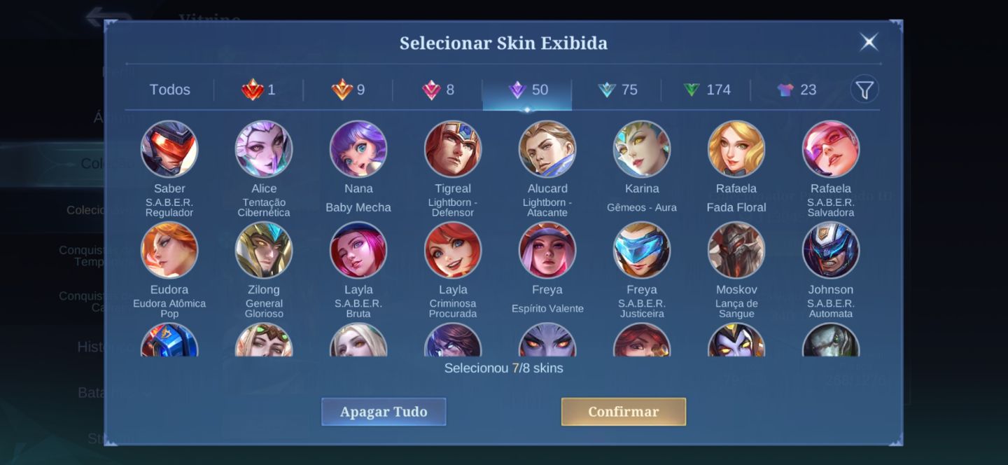 Conta mobile legend oportunidade