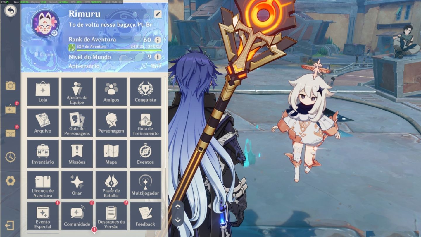 GENSHIN IMPACT AR 60 | AMÉRICA | 52 PERSONAGENS 5 ESTRELAS + CONSTELAÇÕES