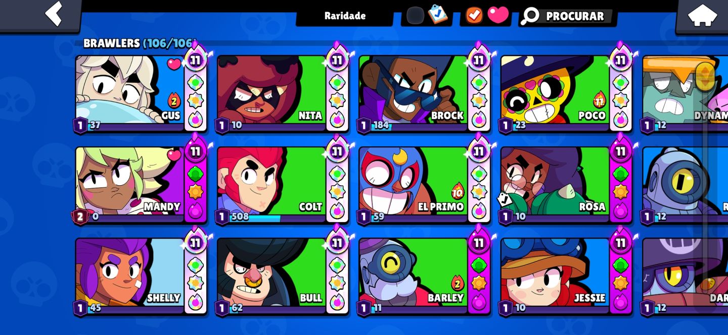 (PRA HOJE) CONTA DE BRAWL STARS FULL UPADA 93K JUNTO COM CONTA DO CLASH ROYALE