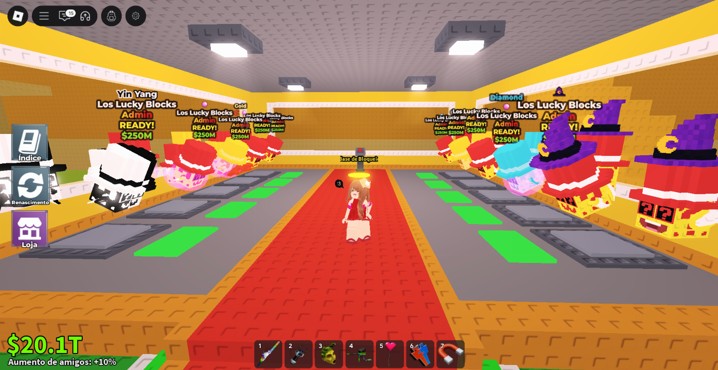 BRAINROT MENOR PREÇO! COMBOS LUCKY BLOCKS [ROUBE UM BRAINROT] - STEAL A BRAINROT