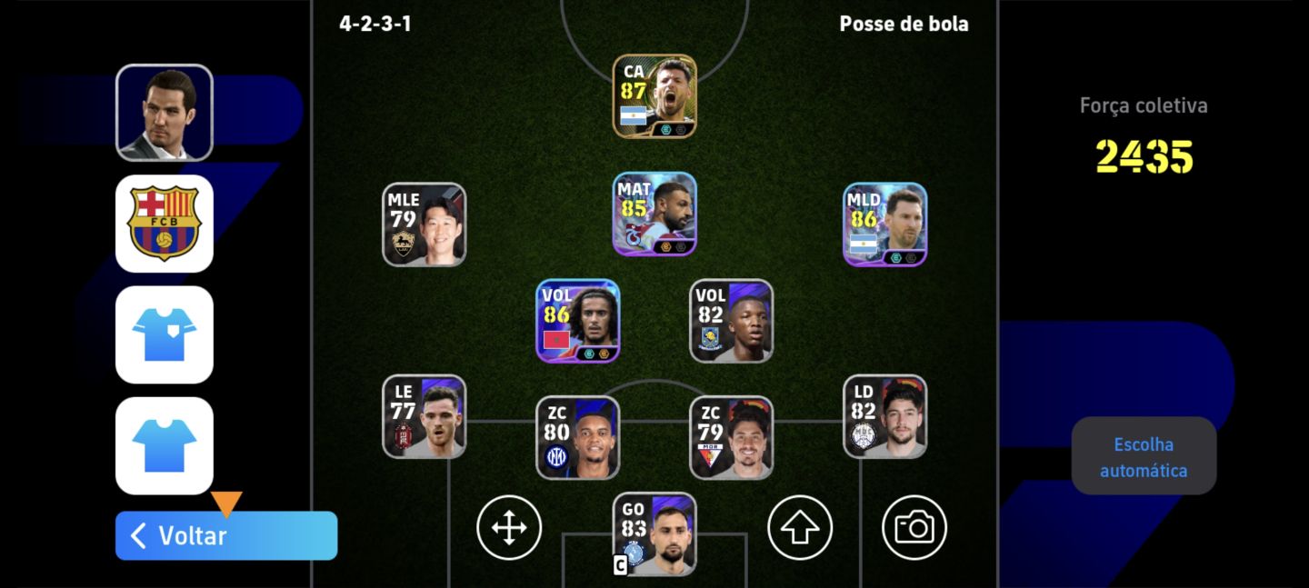 CONTAS COM ÉPICOS PAGOS NO EFOOTBALL MOBILE
