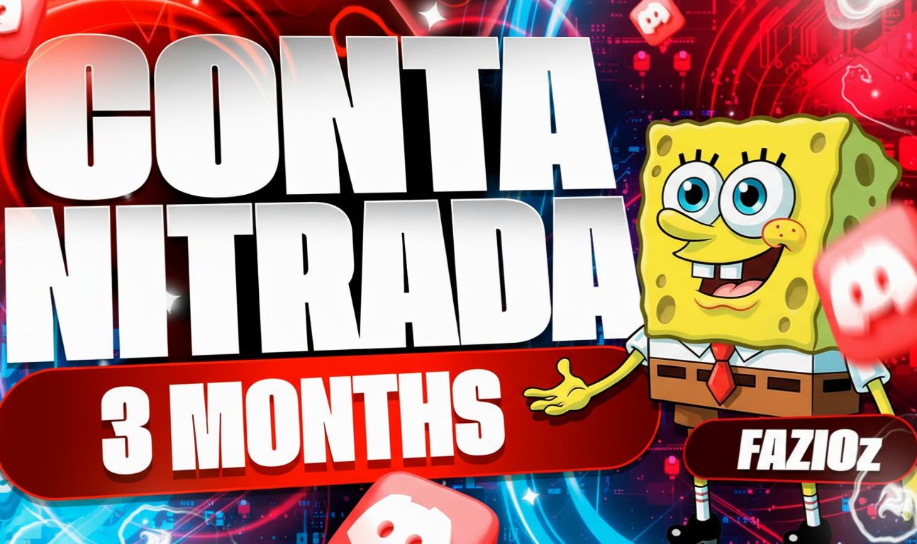 Assinatura Discord Nitro 3 Meses Melhor Preço!