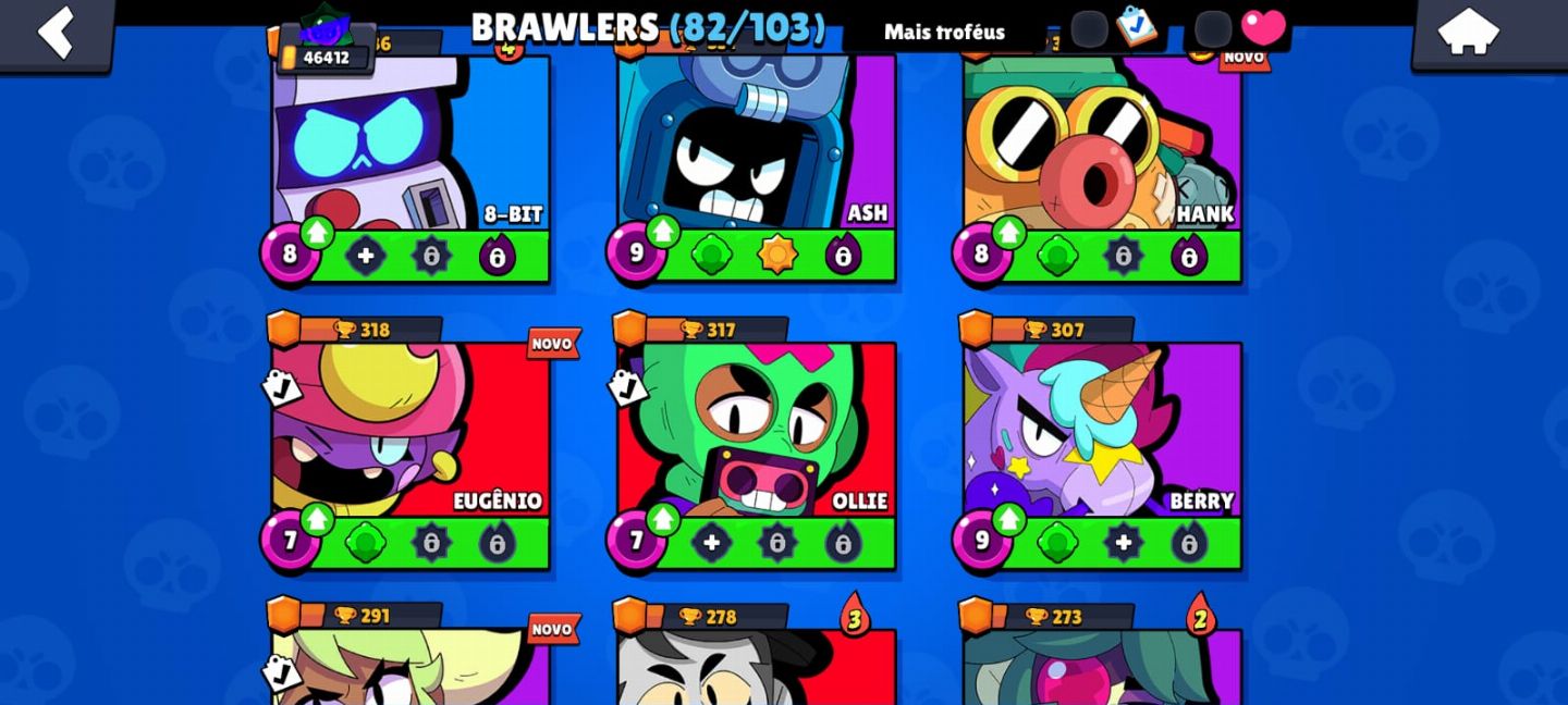 Conta Brawl Stars à venda nível avançado