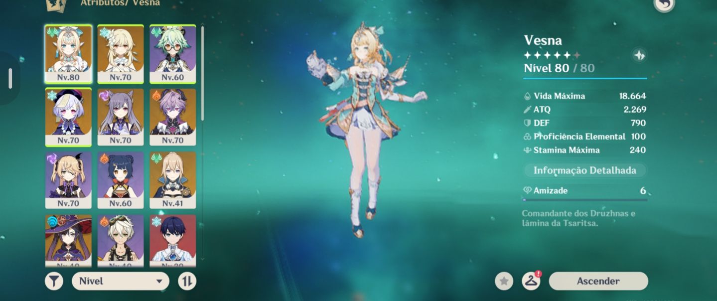 Genshin Vesna + Assinatura + Durin (AR48)