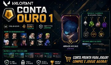 Conta Smurf Valorant Aberto a ofertas