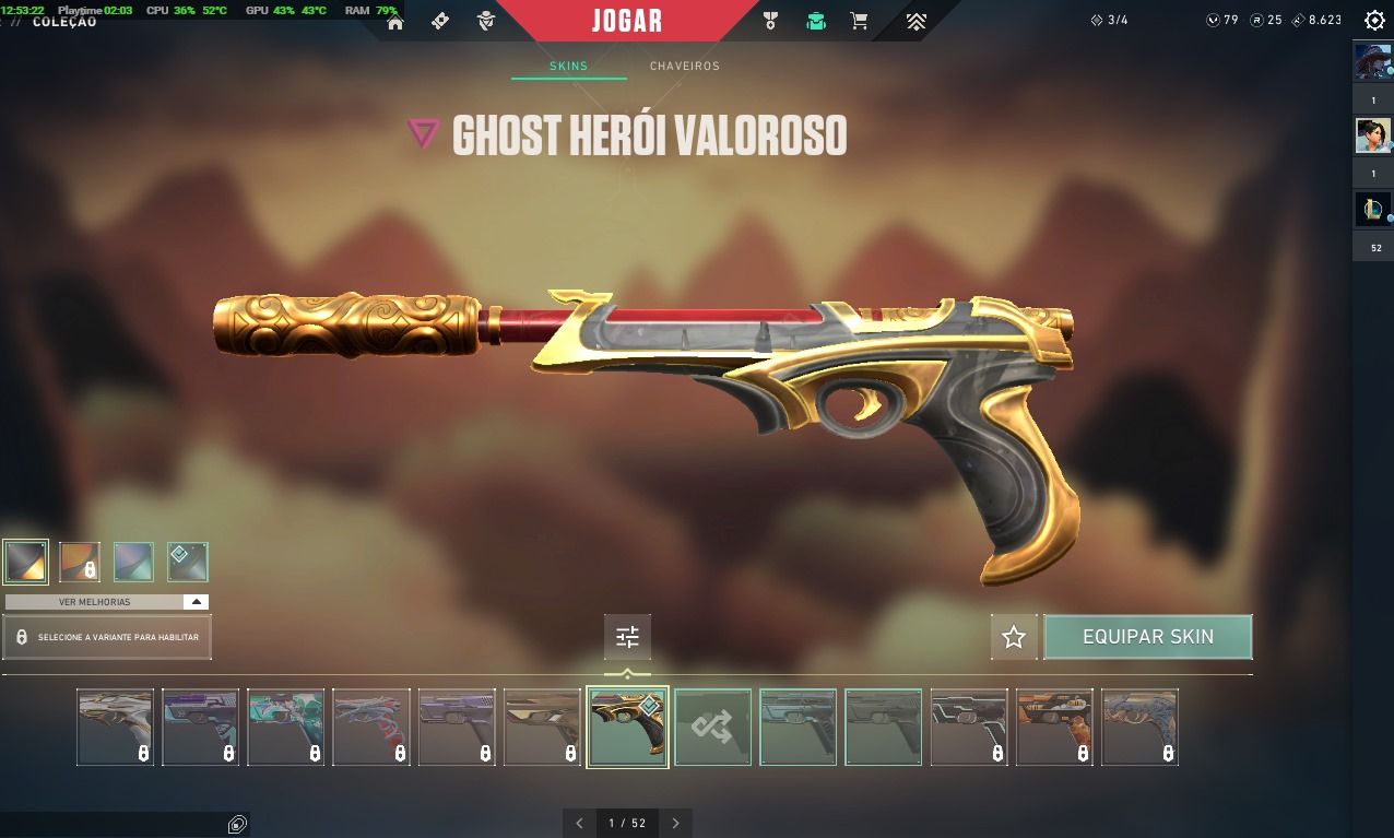 Conta de valorant com muitas skins pra sair rápido( barato demais )