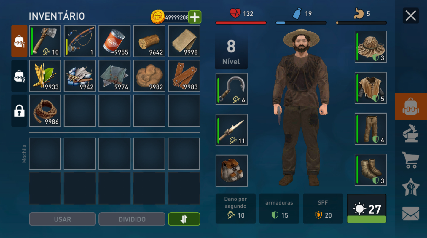 RAFT SURVIVAL: OCEAN NOMAD | RECURSOS X999 + DOUBLOONS | ANDROID