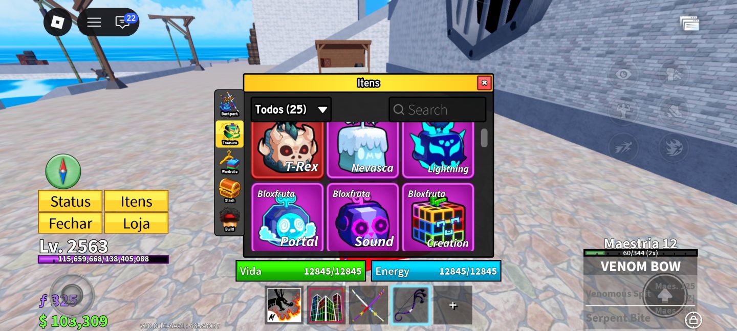 BLOX FRUITS LVL 2550+ | DARK BLADE + 3 PERMANENTES + 3 GAMEPASSES + CYBORG V3 |