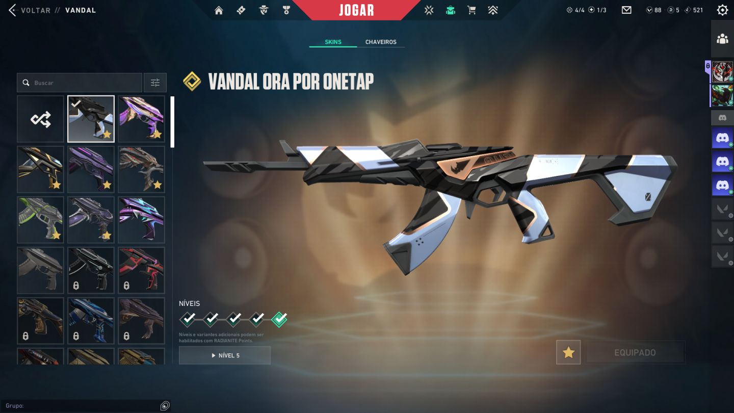 Conta de Valorant 100% Segura com 2.3K Gastos e Muitas Skins Boas!!