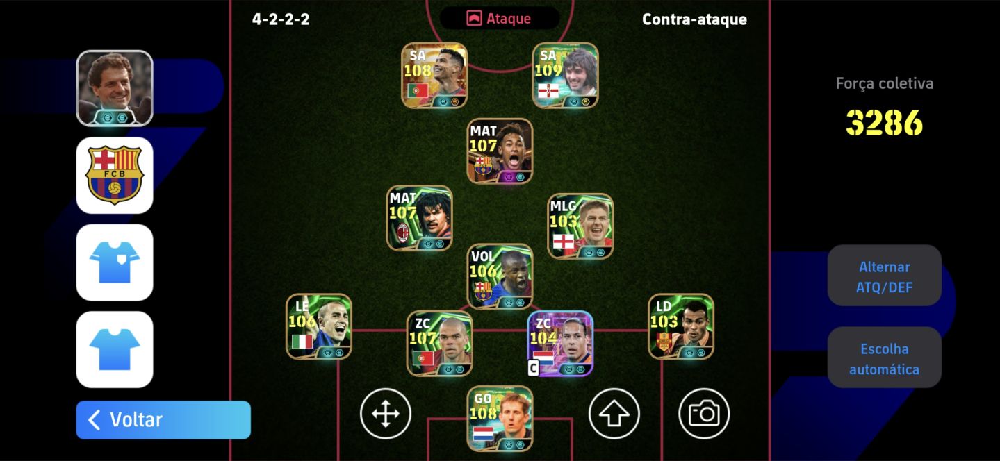 Conta de efootball 3286 de força