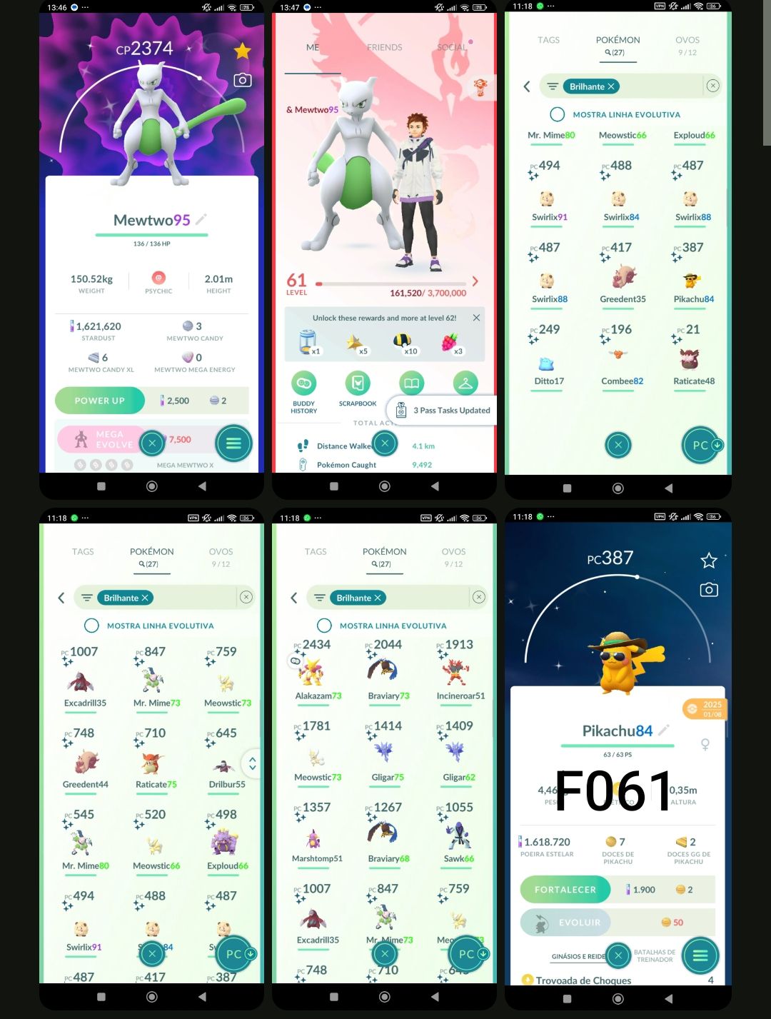 CONTAS POKÉMON GO PREMIUM Nível Alto, Lendários e Shinies | Z1