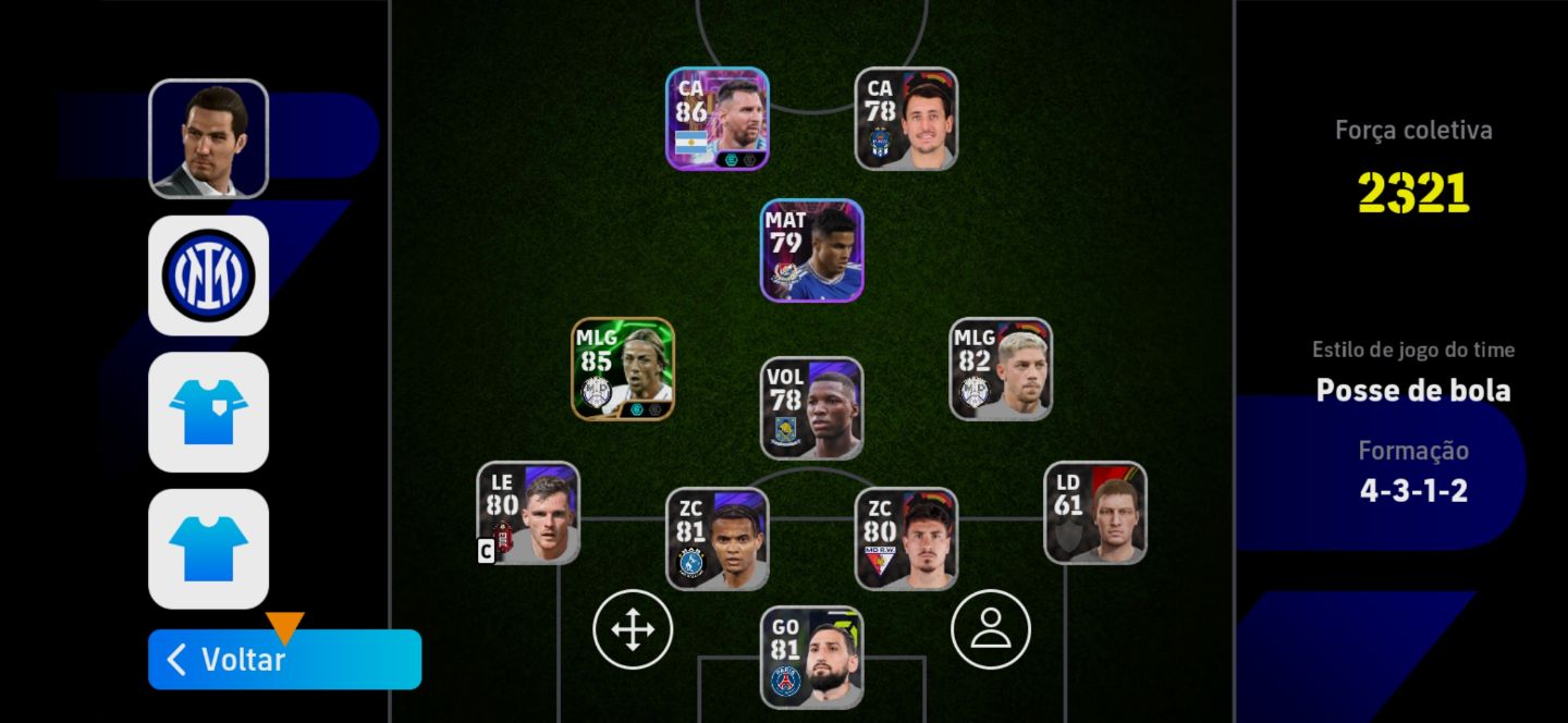 Contas iniciante com cr7 showtime, Kaká, Van dijk