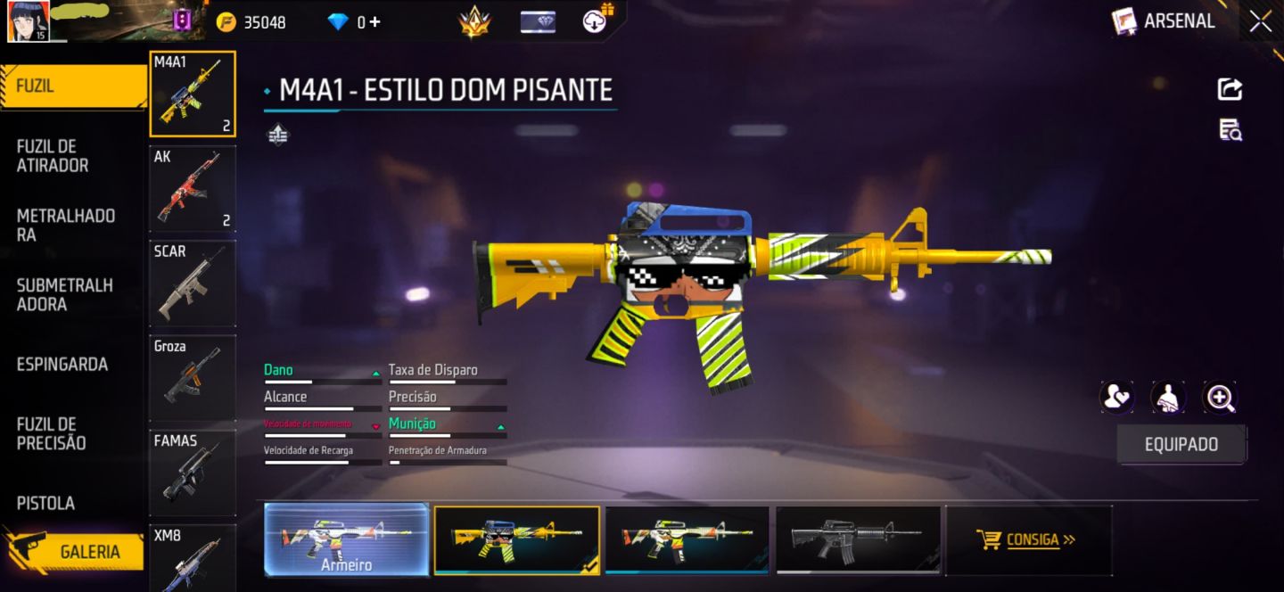 CONTA FREE FIRE COM CONJUNTO JIRAIYA | MP40 MARATONA URBANA | UMP BOOYAH