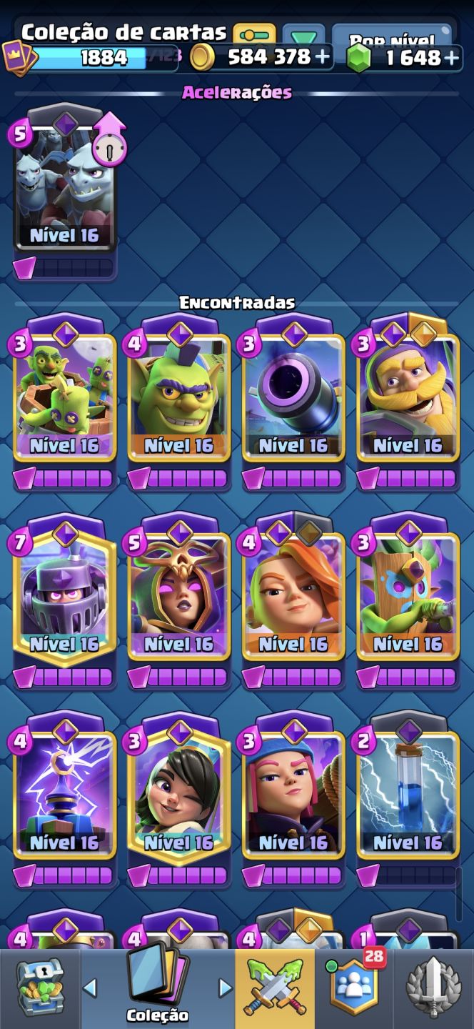 Conta Lv16 Clash Royale