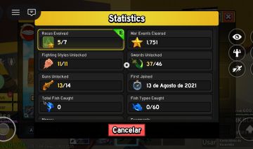 Conta Blox fruits (com 3 v4) e pet simulator 99