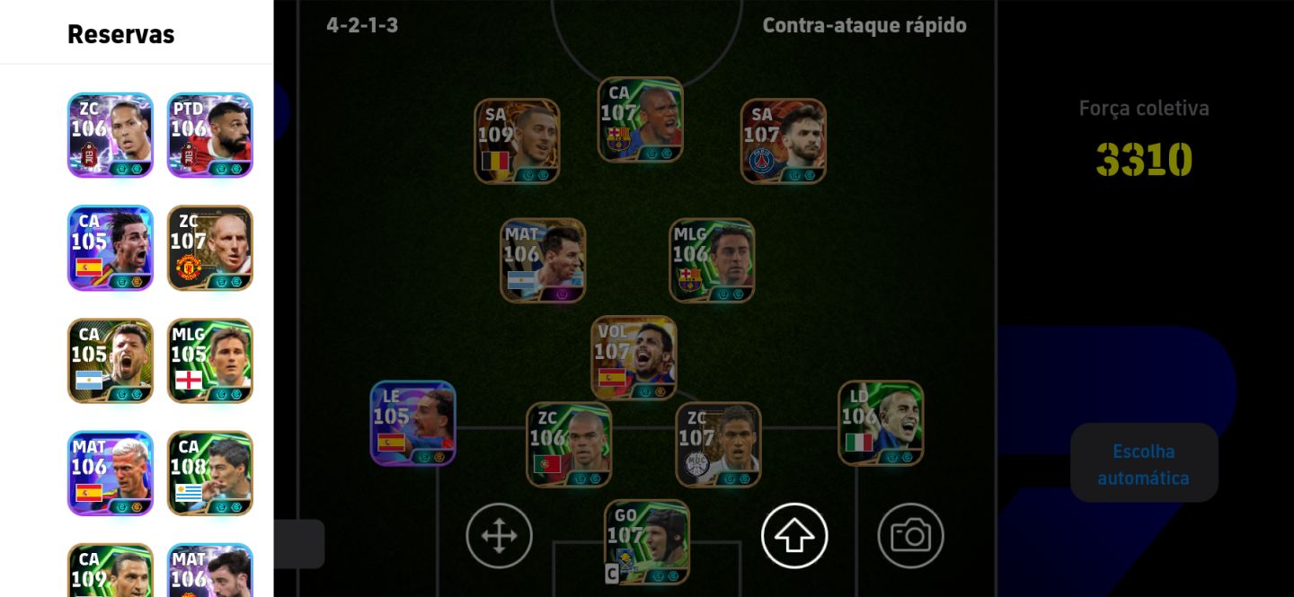 Conta de efootbal 3310 só Konami id