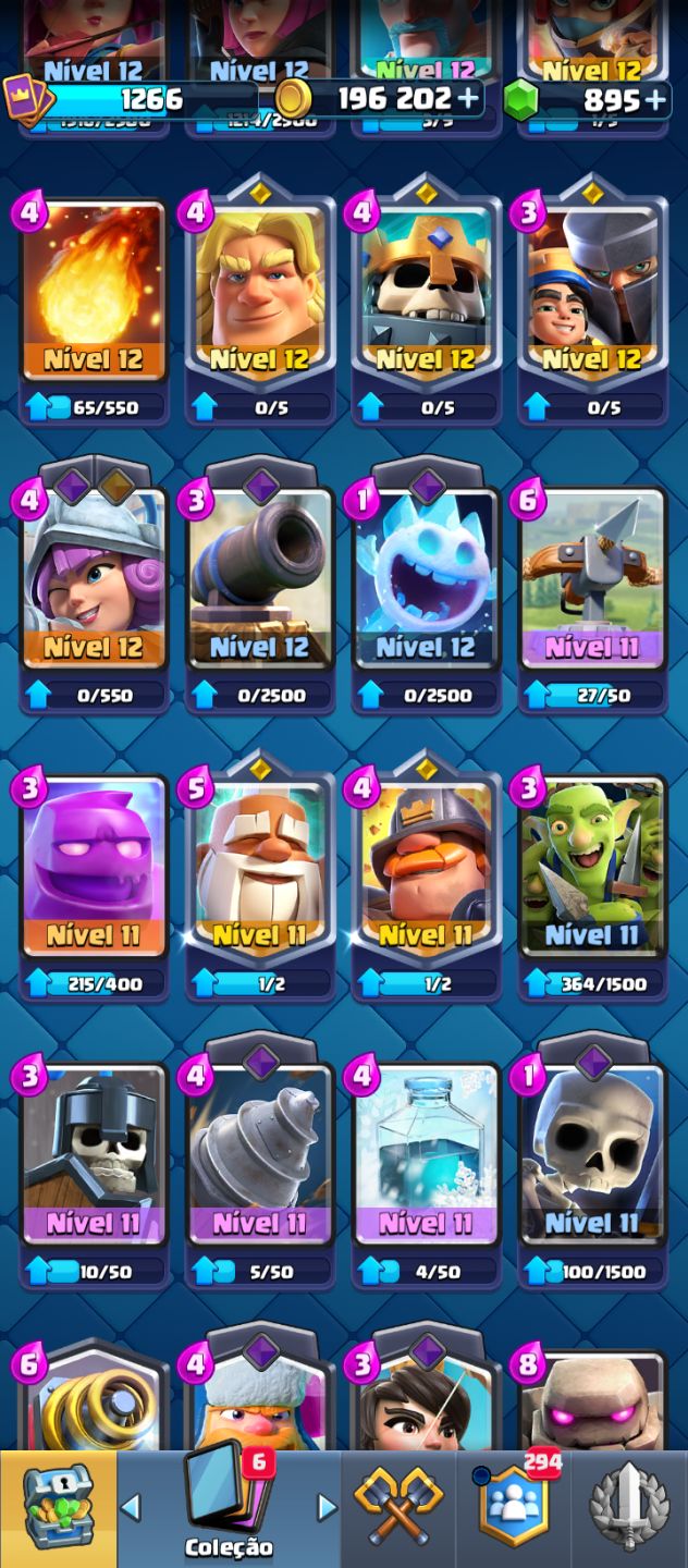 CONTA DE CLASH ROAYLE COM ÓTIMAS CARTAS E 8003 TROFÉUS